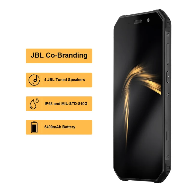 OFFICIAL AGM A9 JBL Co-Branding 5.99" FHD+ 4G+64G Android 8.1 Rugged Phone 5400mAh IP68 Waterproof Smartphone Quad-Box Speakers 2