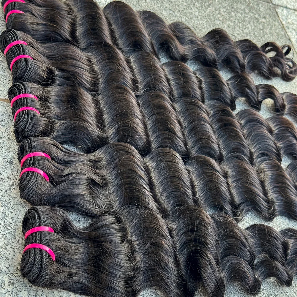 Loose Deep Wave Bundles Hair Weave Bundle 100% Human Hair Extensions Natural Color Brazilian Hair Bundles Extensions 100g/Bundle