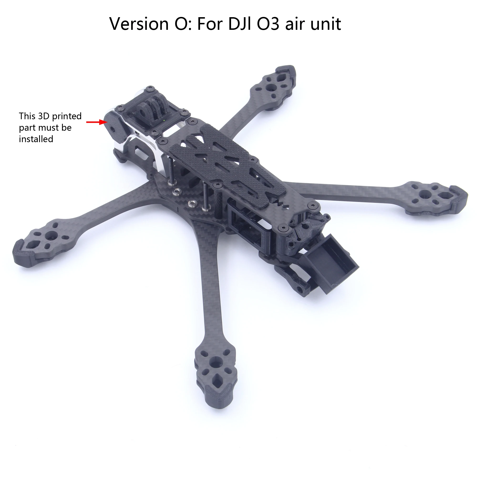 S8c7087796e544a9aac53083777462b5an Mark5 MK5 DC DeadCat Structure FPV Frame Kit 5inch Carbon Fiber for O3/air unit/vista RC Quadcopter Racing Drone DIY parts