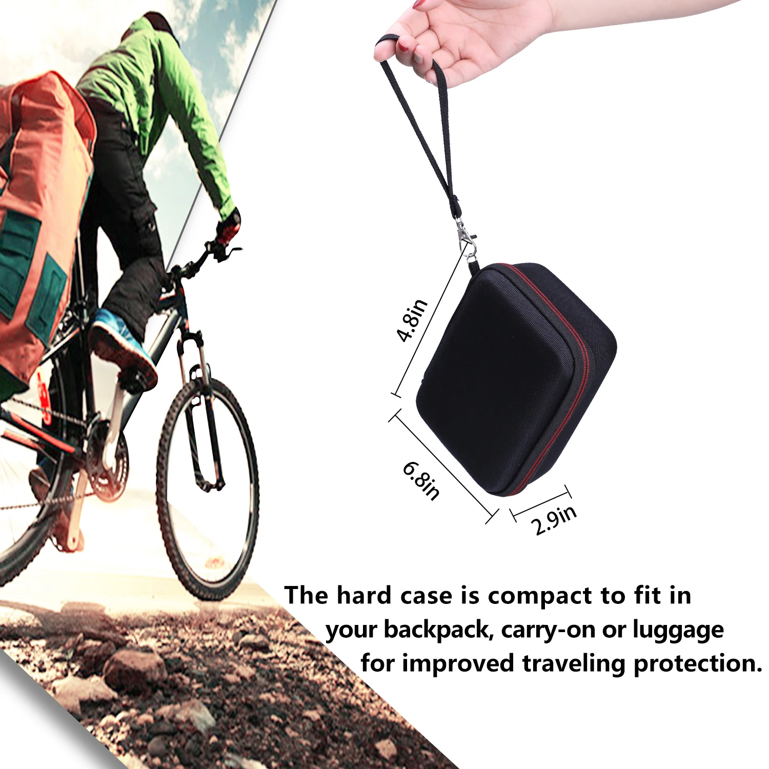 Ltgem Estojo Rígido de Eva Impermeável para Dji Pocket Combo Criador - Image 5