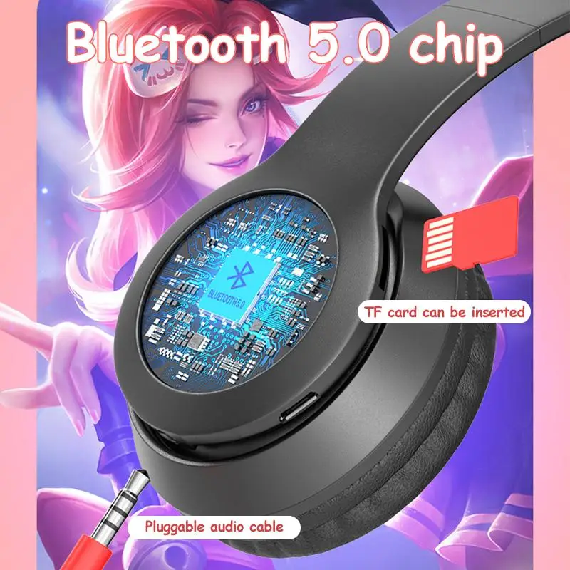 Logitech-Jogo Sem Fio Cat Ear Headset, Bluetooth, Bonito E-Sports Música,  PS4, Frango - AliExpress