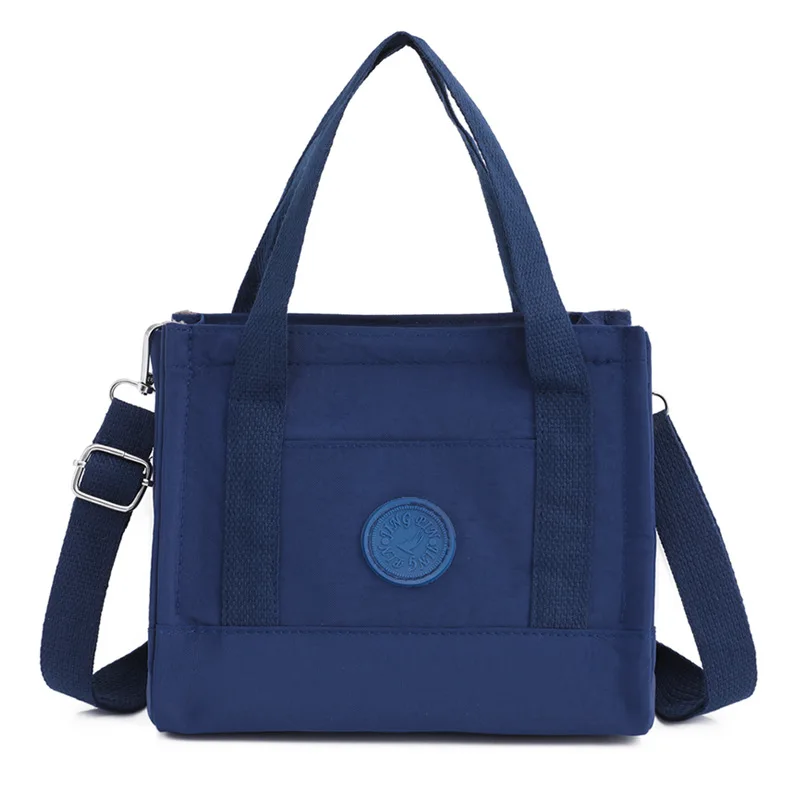 

Japanese women canvas handbag box lunch bag large capacity shoulder crossbody bag for lady