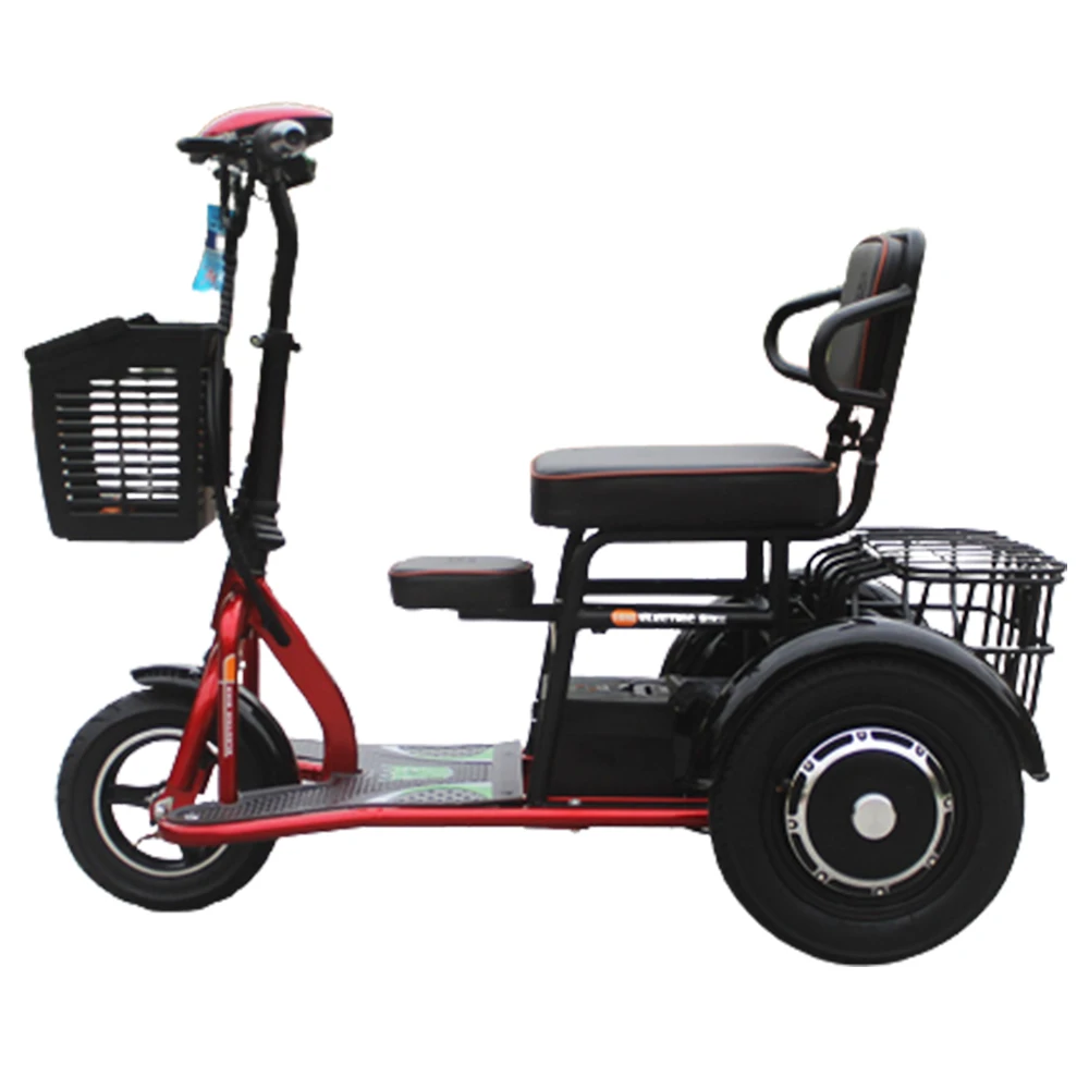 

Electric Tricycle Home Pick Up And Drop Off For Children Old Man'S Moped With Shed Battery Motorbike With Liquid Crystal Meter