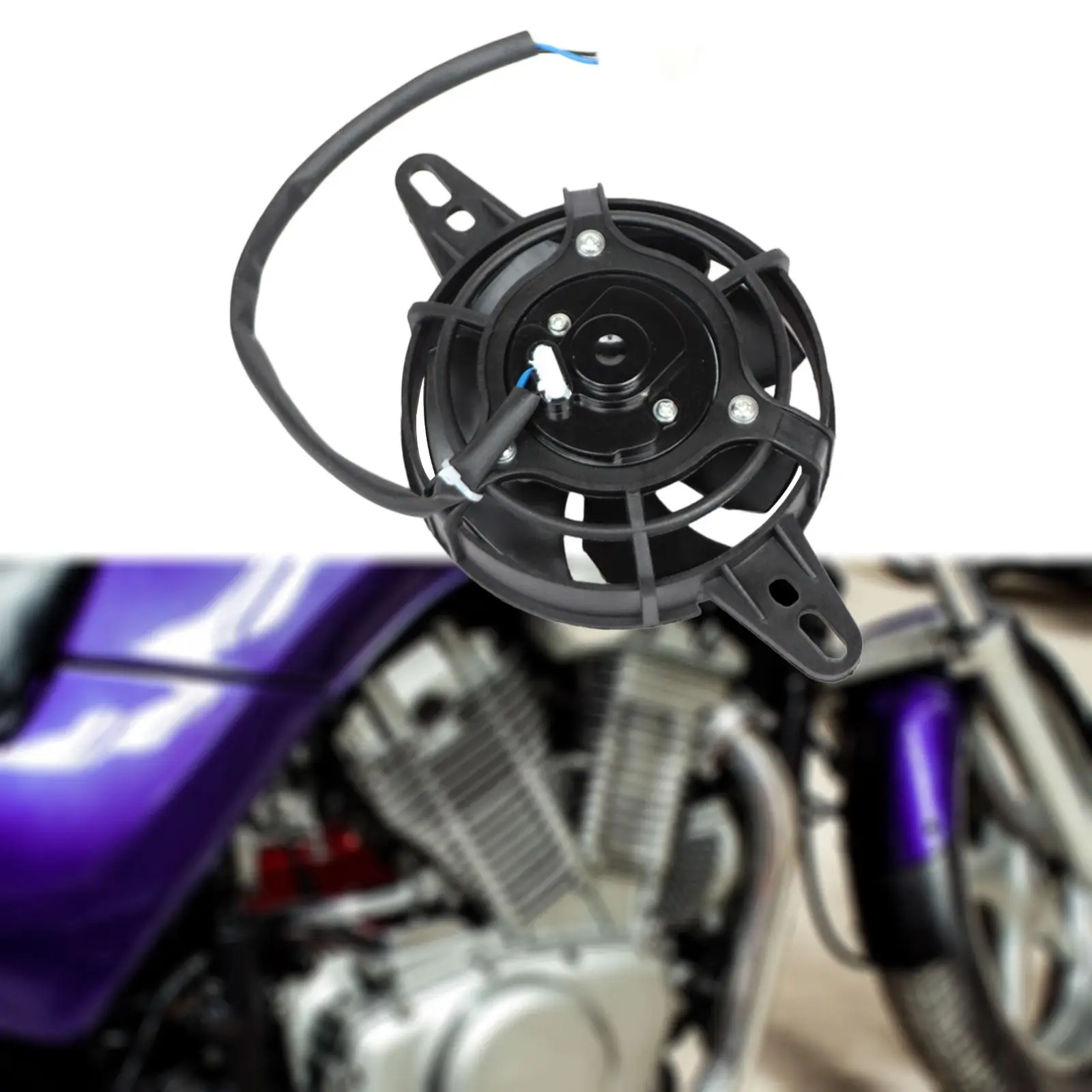 

Radiator Cooling Fan Motocross Accessory for 150cc 200cc Replacement Karts Radiator Cooling Outlet Fan Motorcycle Cooling Fan