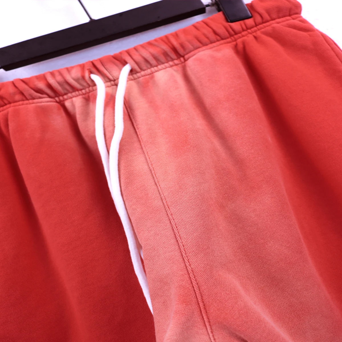 Cooocoll Fashion Pure Heavy Cotton Washed Old Classic Style Oversize Casual Sport Drawstring Sweatpants Unisex Shorts For Men