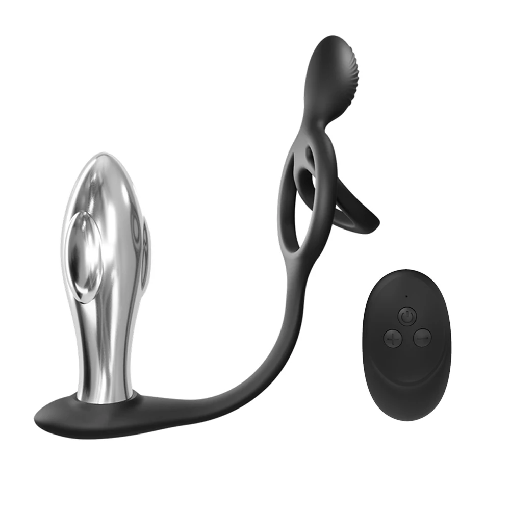 Anal Butt Plugs Ring Male Vibrator Prostate Massager Remote Control Masturbator Men Sex Toys for Gay Adults Co_voghion.com