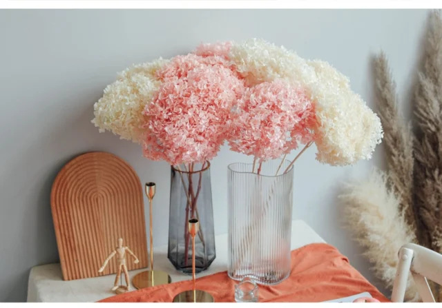 Hydrangea Dried Flower Arrangement  Dried Hydrangea Arrangement Ideas -  Colorful - Aliexpress