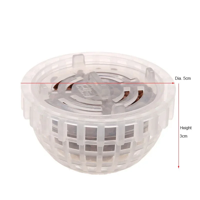 Aquarium Dekoration Pflanzen Bio Moos Ball Halter für Aquarium Kristall Rot Garnelen Haus Aquarium Dekor Filter Zubehör – Detail 10