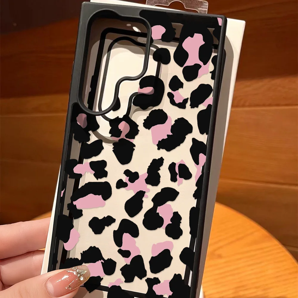Leopard Print Matte Hard Shockproof Phone Case