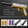 Shell Throwing Soft Bullet Airsoft Pistol Toy EVA Children Toy Gun Outdoor Combat Weapon Eat Chicken Pellet Gun Toy For Boy 2