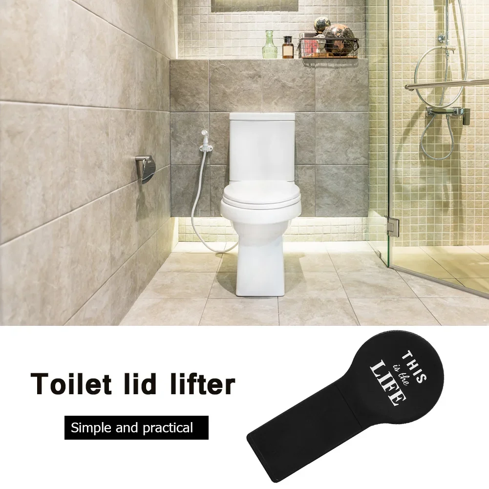 1-5pc Portable Nordic Toilet Seat Cover Lifter Sanitary Closestool Cover Lift Handle For Travel Home Bathroom Toilet Accessories toilet seat accessories
