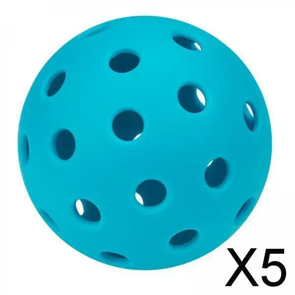 5xLuminous Pickleball Ball 74mm Professional for Tournament Play Training