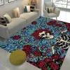 Horror Skull Floor Mat INS Style Soft Bedroom Floor House Laundry Room Mat Anti-skid Household Carpets 1
