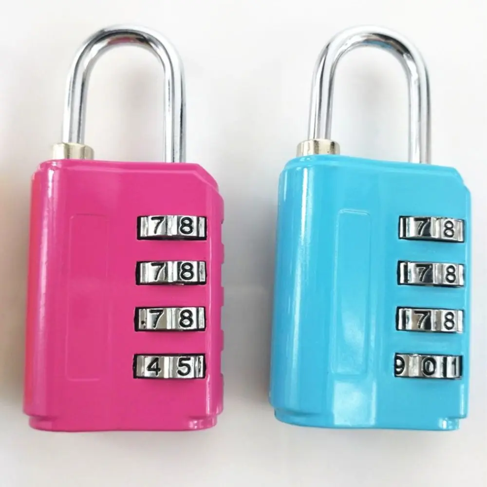 Description Picture 6 of itemPortable Zinc alloy 4 Digit Password Lock Anti-theft Padlock Dormitory Cabinet Lock Luggage Combination Lock Travel