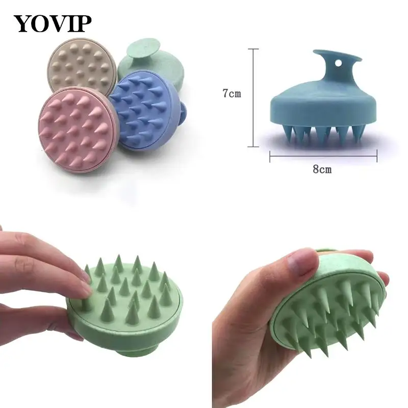 

1Pc Silicone Scalp Massage Brush Shampoo Scalp Brush Body Brush Hair Washing Comb Bath SPA Shower Brush Massage Brush Hair Brush