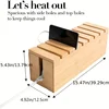 1pc Wood Wire Storage Box, Data Cable Storage Box, Power Cable Management Sorting Box, Socket Computer Cable Rack, Plug Box 3
