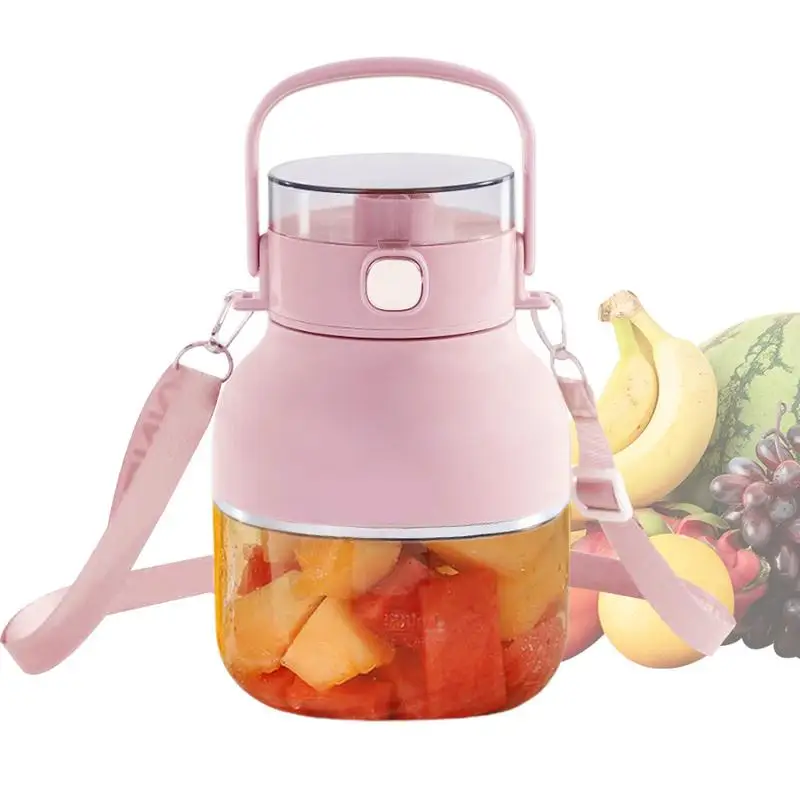 

1000ml Mini Blender Cup Mini Portable Fruit Juicer Blender Cup Safe and Odorless Mixing Tool for Offices Gym Travel and Home