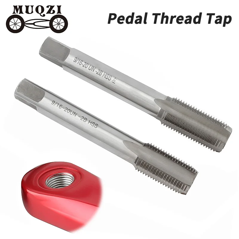 MUQZI Bike Crank Pedal Thread Tap High Speed Steel Left Right Hand