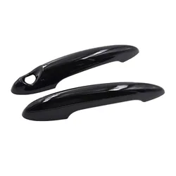 Gloss Black or Carbon Fiber Car Door Handle Cover (Gloss Black)