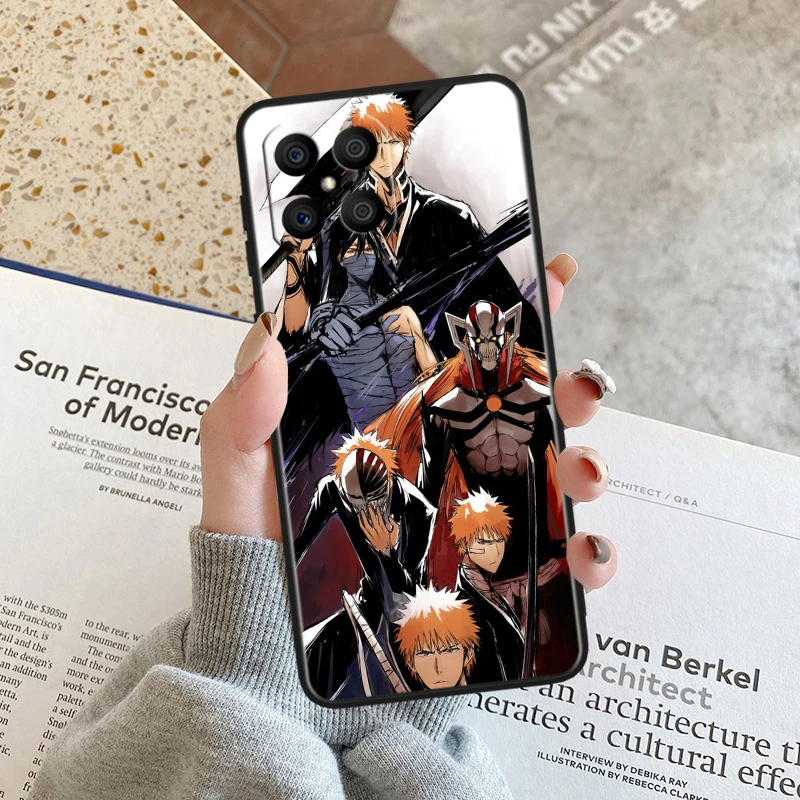 Anime BLEACH For Honor Black Soft Phone Case Cover