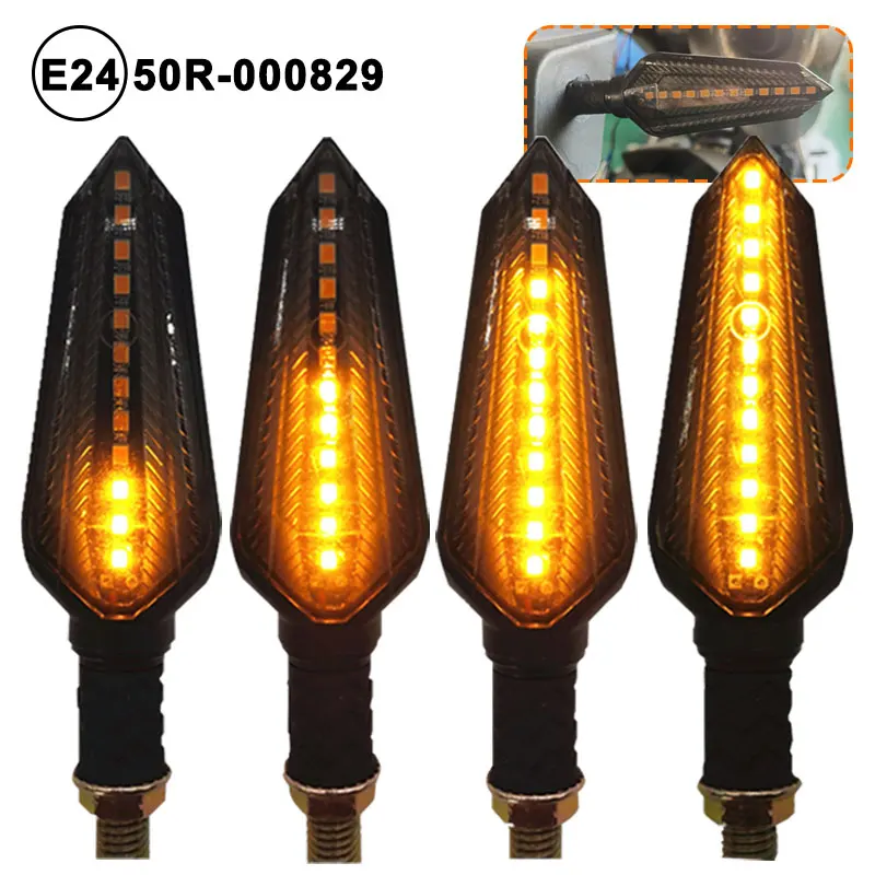 E24MotorcycleTurnSignalsFlowingTurnSignalLight12LEDTurnSignal