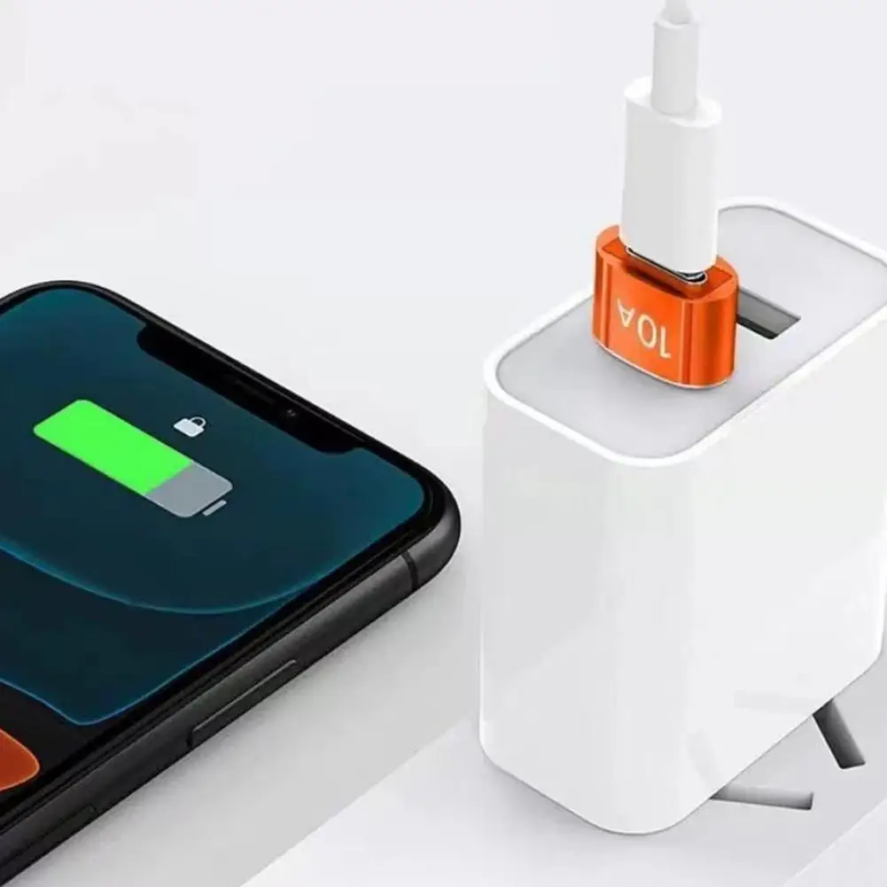 10A USB 3.0 OTG 어댑터 USB 암-타입 C 수 PD 고속 충전 컨버터 알루미늄 합금 고속 데이터 전송 커넥터