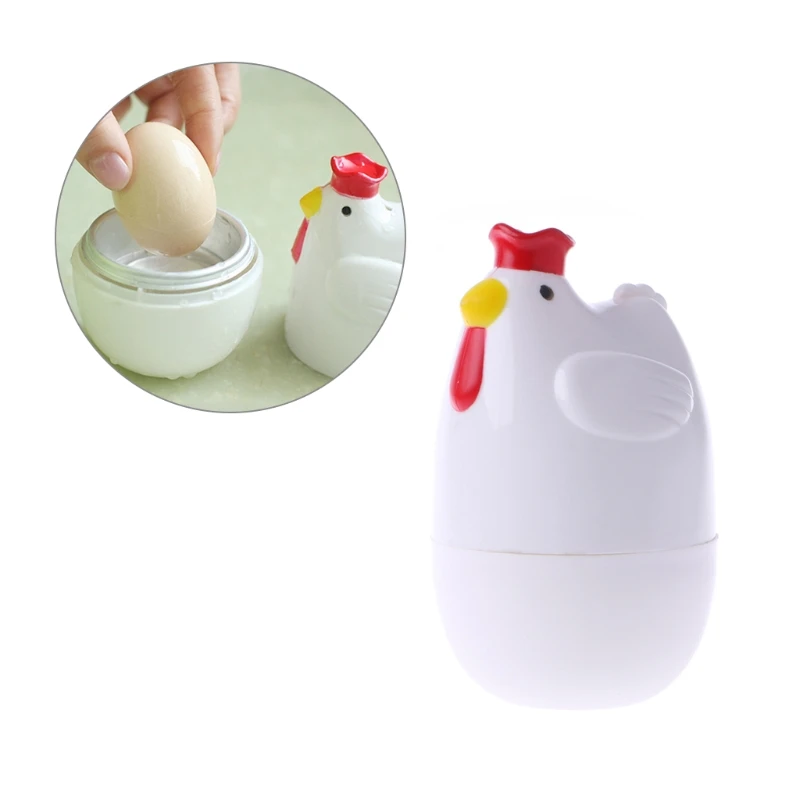 Home Chicken Shaped Egg Cooker Microwave One Egg Boiler Cooker Kitchen Cooking Appliance egg cooker