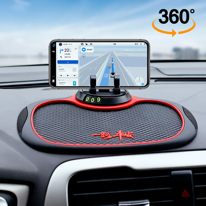 Multi-Functional Car Anti-Slip Silicone Dashboard Auto Pad Phone Holder Non Slip Sticky Anti Slide Dash Phone Mount