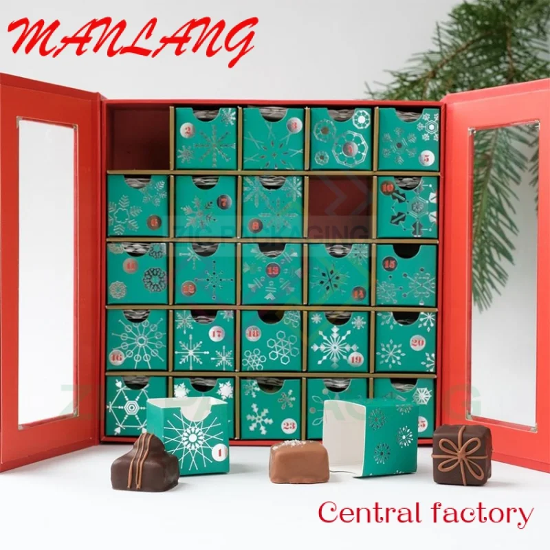 Custom Hot Selling Printing Cardboard Display Chocolate Truffle Advent  Calendar Carton Packaging Box Gift Box - AliExpress
