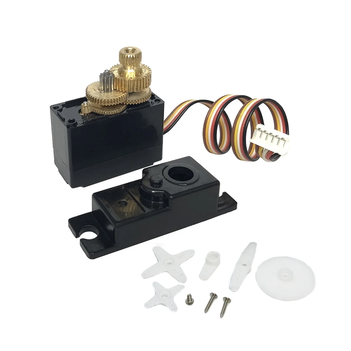 

5 Wire Metal Gear Servo for 144001 144002 124018 124019 RC Car Upgrade Parts Accessories