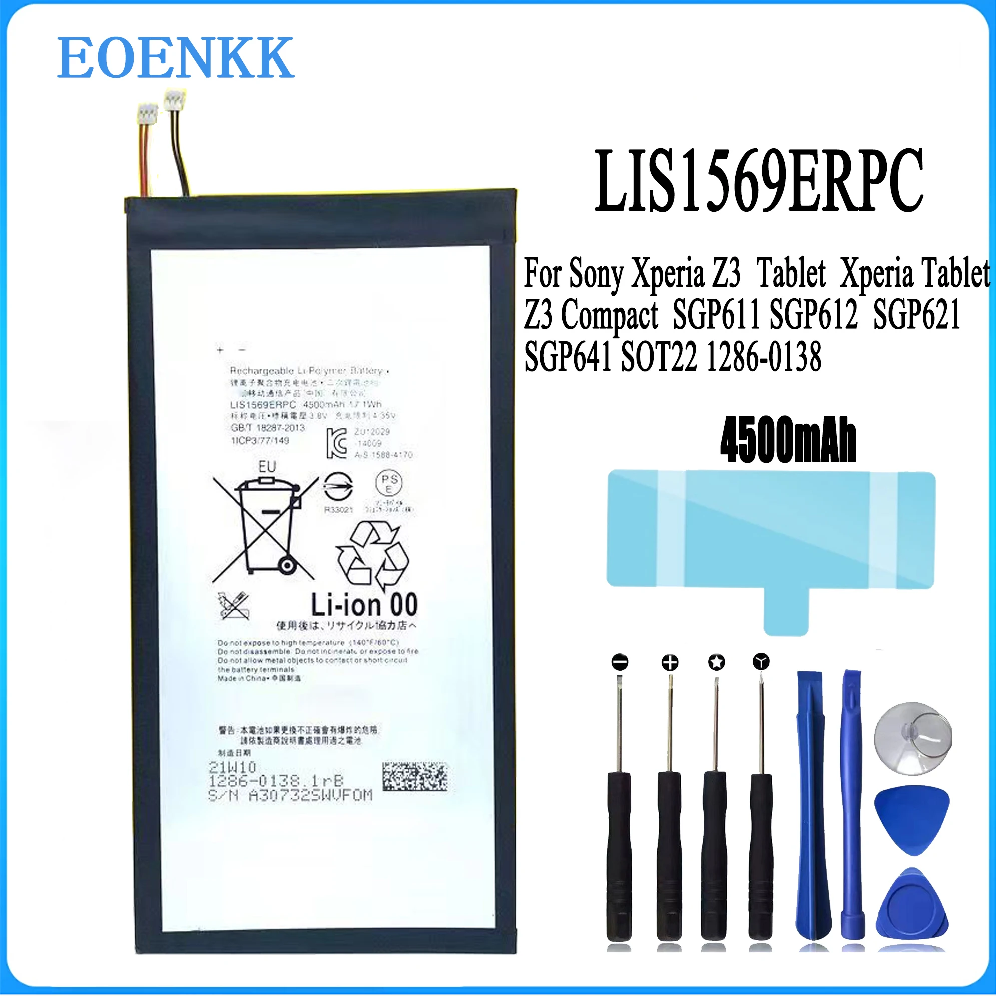 Original Capacity Replacement LIS1569ERPC Battery FOR Sony Xperia Z3 Tablet Xperia Tablet Z3