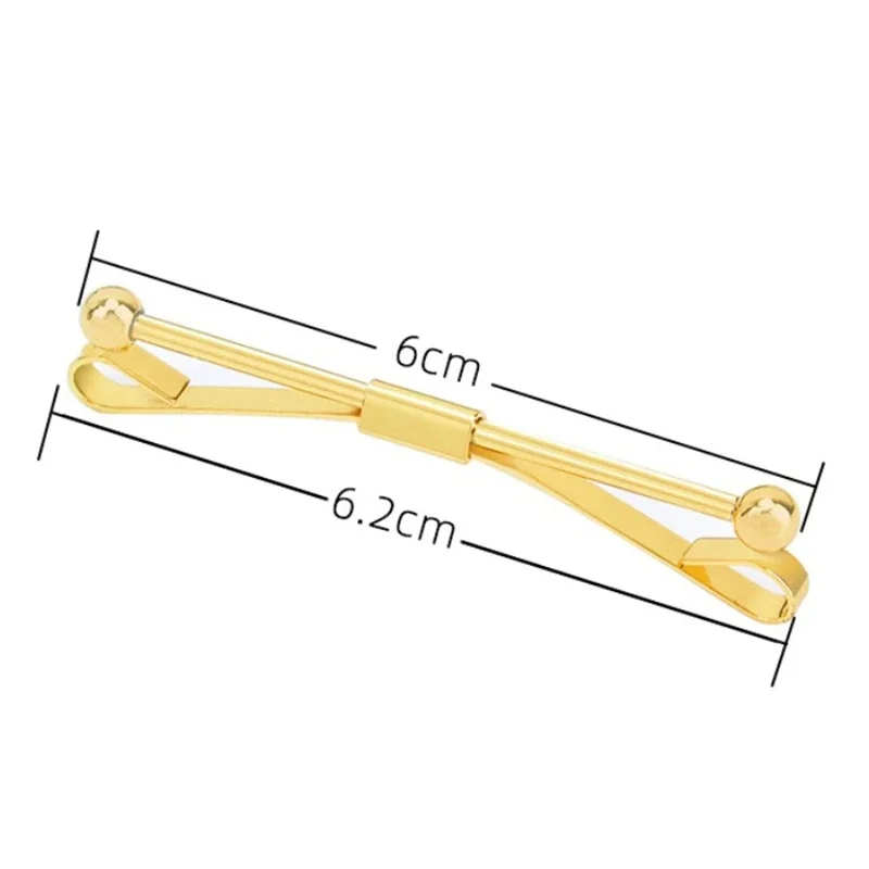 Men Metal Copper Collar Clip Shirt High-grade Non-injury Clothing Women Prevent Exposure Buckle Neckwear Clips Gifts Accessories