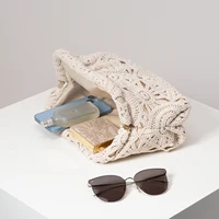 Patterned Hollow Woven Clutch Bag, Simple and Versatile Handbag, Bohemian Beach Bag, Holiday Casual Straw Wallet, Elegant Evening Party Bag (Patterns Are Random) - Image 5