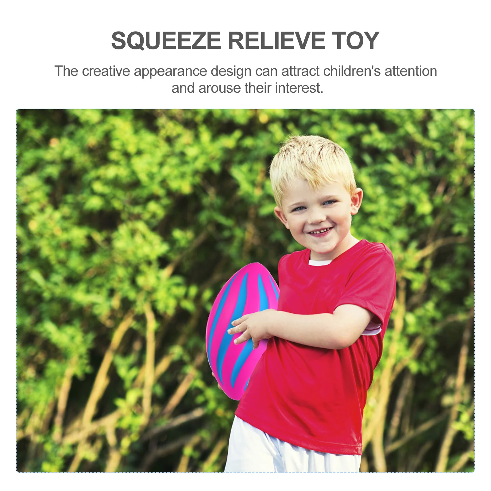 【Exclusive Offer】 Rugby Training Squeeze Relieve Toy Relax Balls Tornado Shaped Squeezing Pu