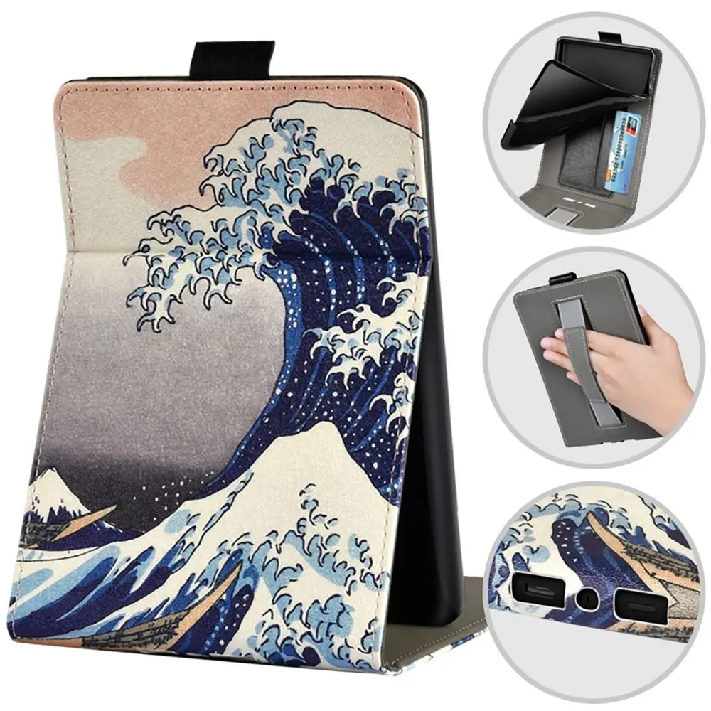 Smart Cover PU Leather Hand Holder Stand Case For  Kindle Paperwhite  5 11th Generation M2L3EK 6.8 Inch E-book Reader Funda