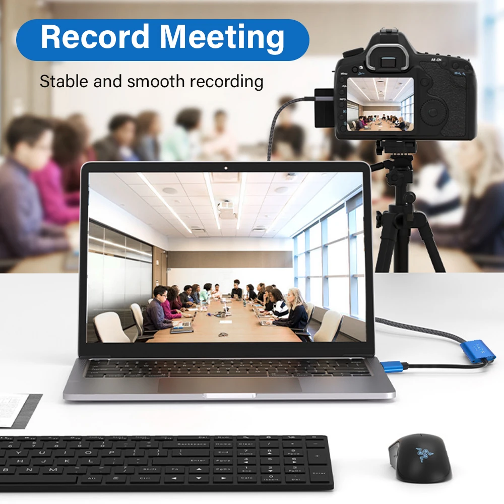 HDMI To USB Type C Video Capture Card 1080P Video Game Grabber Record for PS5 Xbox Steam Camcorder PC Phone Macbook iPad Laptop video capture adapter