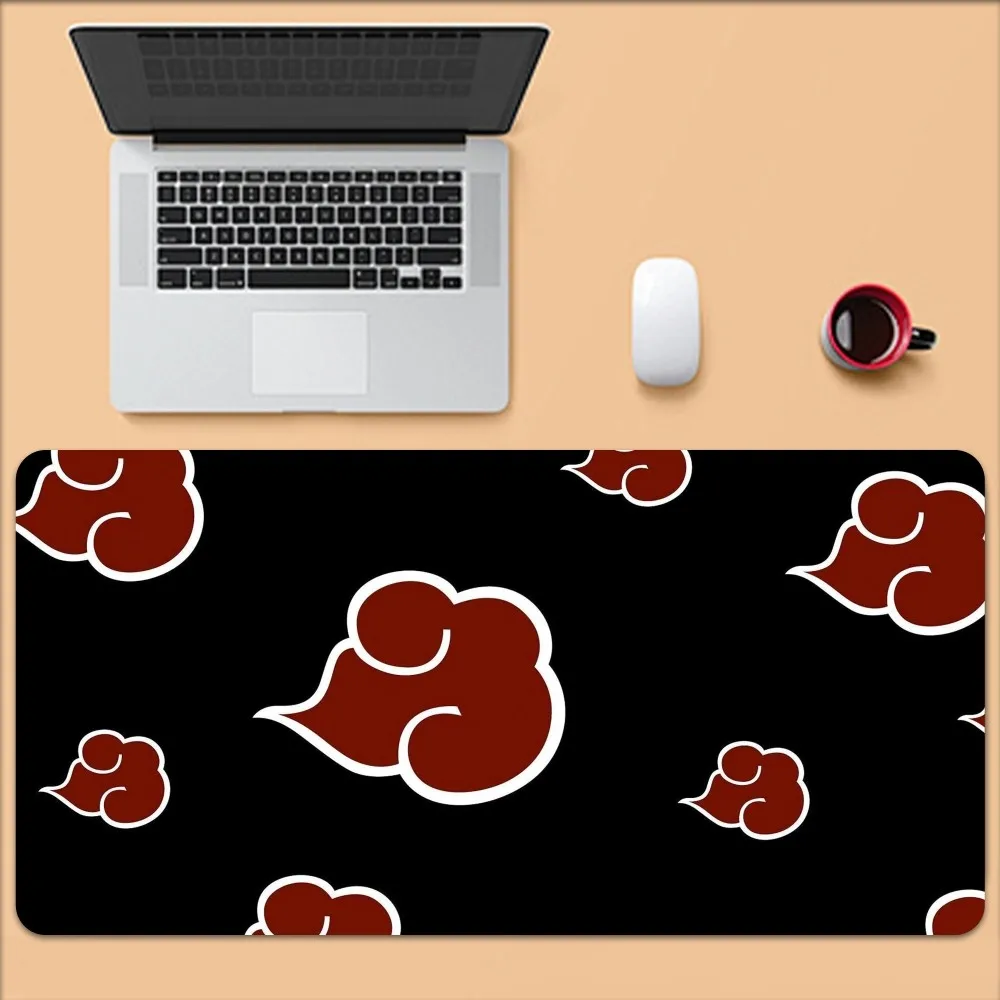 N-NARUTO 애니메이션 아카츠키 빌리빌리 마우스 패드, 대형 게임 컴퓨터 게이머 PC 키보드 마우스 매트-Freehip.co.kr