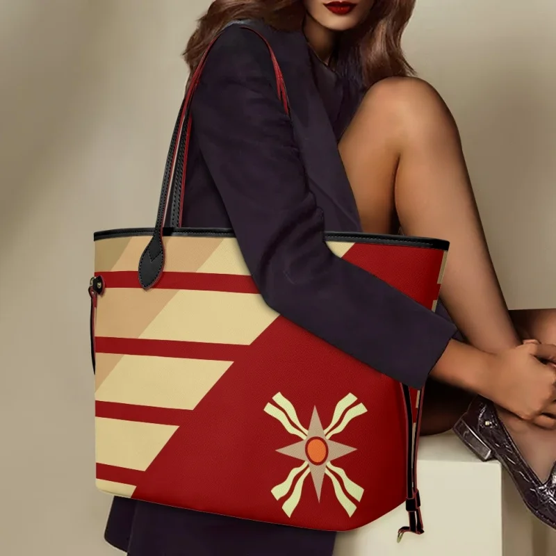 

Twoheartsgirl Assyria Australia Flag Print Women's Large Capacity Shoulder Bags Casual Handbags for Travel Lightweight Totes Bag
