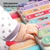 Kids Drum Set Toy for 3 Year Old Girl with Musical Instruments Microphone Lights Piano Keyboard Early Learning Educational Toys 3