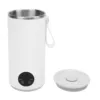 Travel Electric Kettle Cordless Rechargeable 400ML 55°C Stainless Steel Travel Hot Water Boiler for Milk Travel Electric Kettle 6