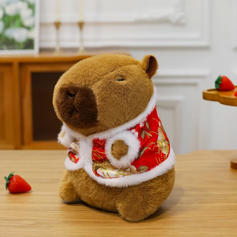 Capybara Plush Toy - Soft, Fluffy Decorative Pillow