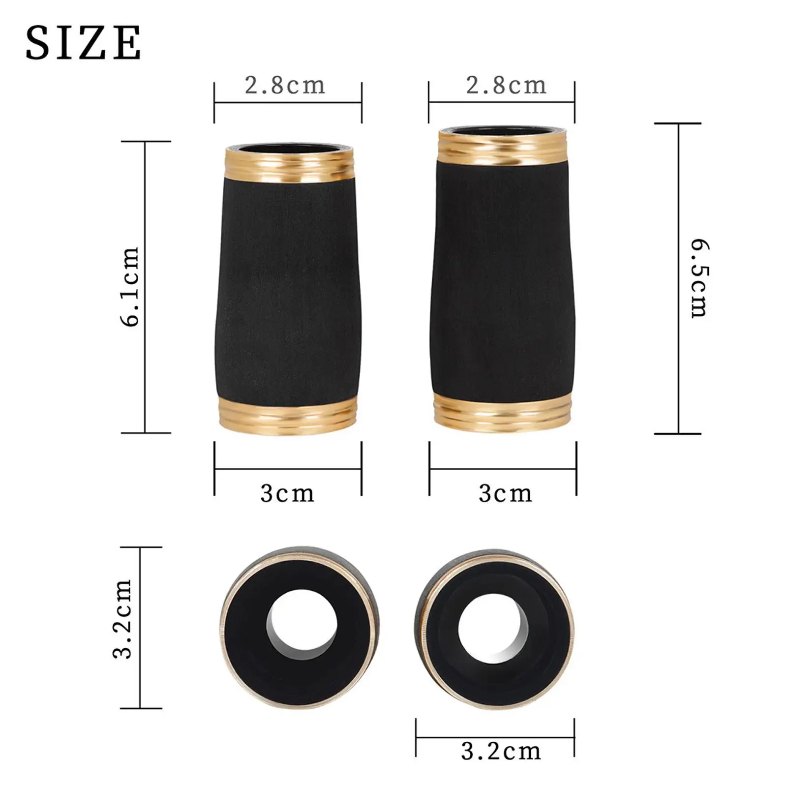 Tube, Black Clarinet Barrel Clarinet Tuning Tubes Replacement Barrel Joint Tube, for Accs Parts