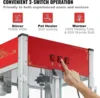 Commercial Popcorn Machine, 12 Oz Kettle, 1440 W Countertop Popcorn Maker for 80 Cups per Batch, Theater Style Popper with 5