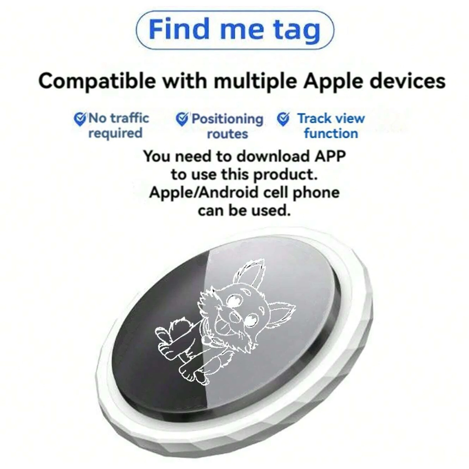 Dog Anti-Lost Locator Pet Locator To Prevent Pets From Getting Lost Wild Tracking Waterproof Anti-Freezing Accurate Positioning bluetooth tracker smart tracker