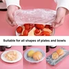 100/200/500/1000 Pcs Disposable Shower Cap for Extension Clear Beauty Hair Hat Shower Cap Elastic Mesh Shape Waterproof Bath Hat 4