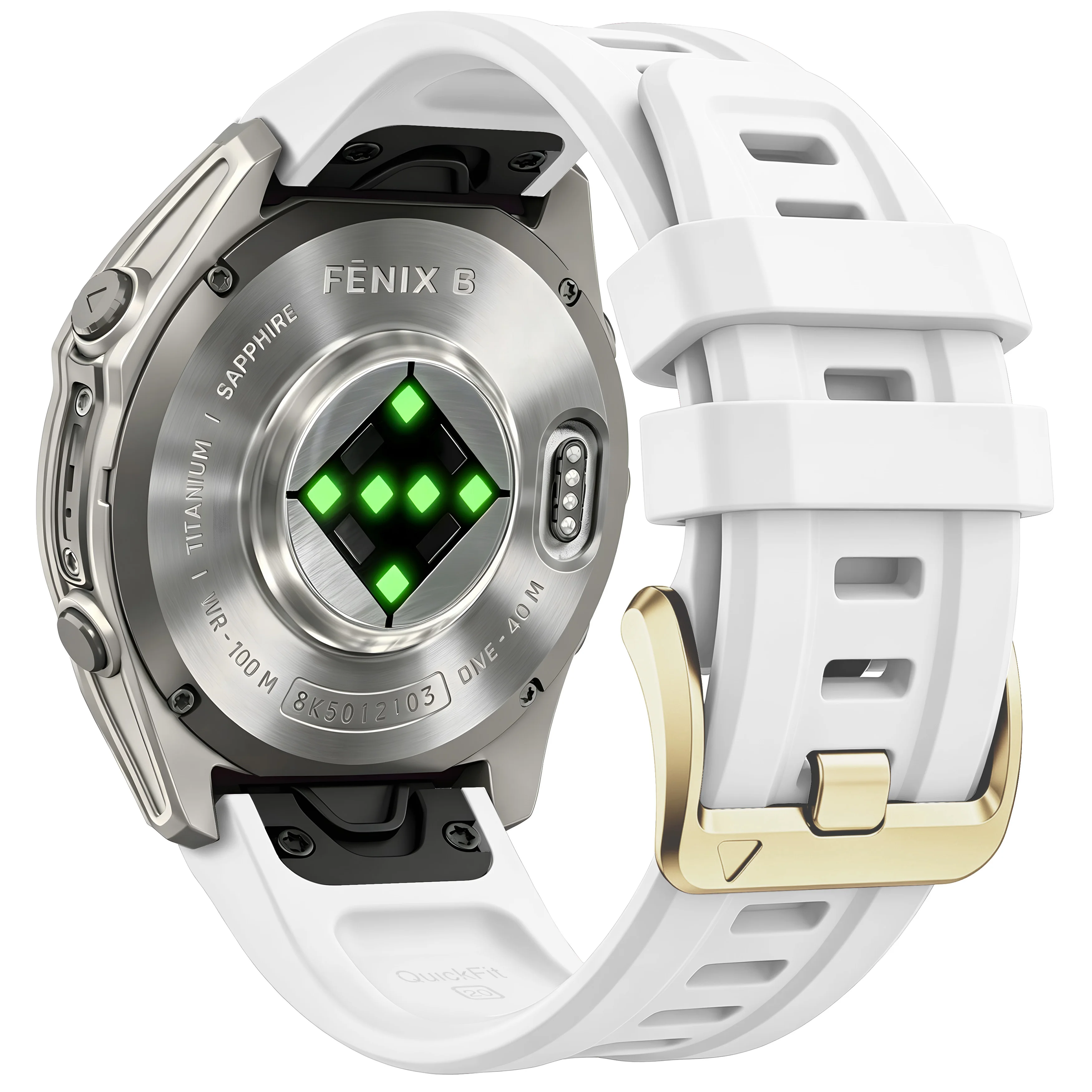 Enhanced Silicone Band - QuickFit 20mm, Soft Bracelet Strap