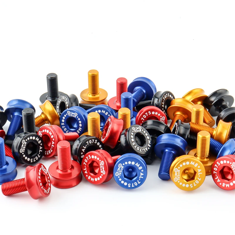 2pcs Crank Arm Fixing Bolt 8mm Hex Screws For Bicycle Square Hole Crankset Bottom Bracket bicycle bottom bracket