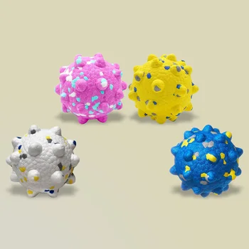 Bite-Resistant Dog Chewing Ball Toy for Teeth Cleaning & Grinding Interactive High Elasticity Dog Ball Toy for Training for Dogs