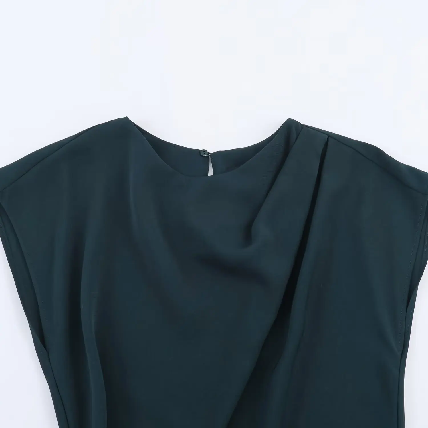 Women Contrasting Color Design Fashion Sexy Shoulder Length Skirt Slim Fit Elegant Midi Dress Lady High Street Date Party Dress