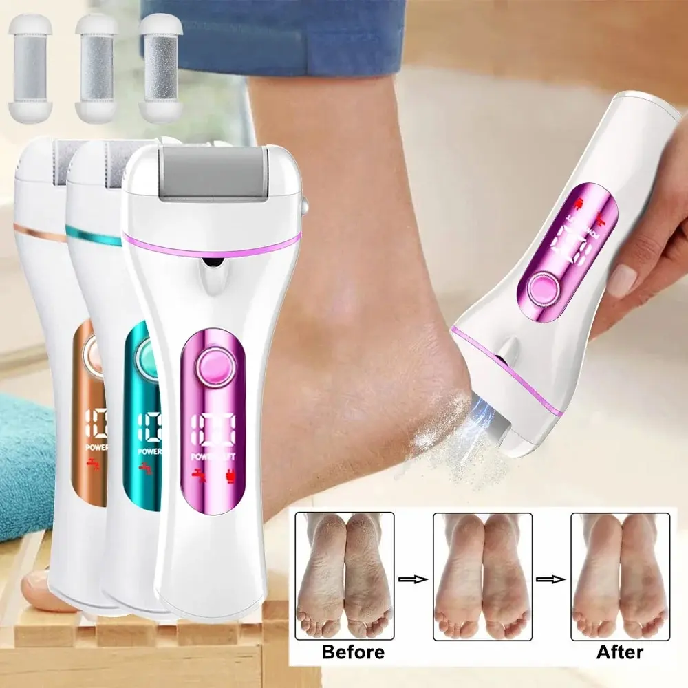 Electric Pedicure File Foot Dead Hard Skin Grinding Sandpaper for Heels Callus Remover Professional Feet Pedicure Care Tools Kit